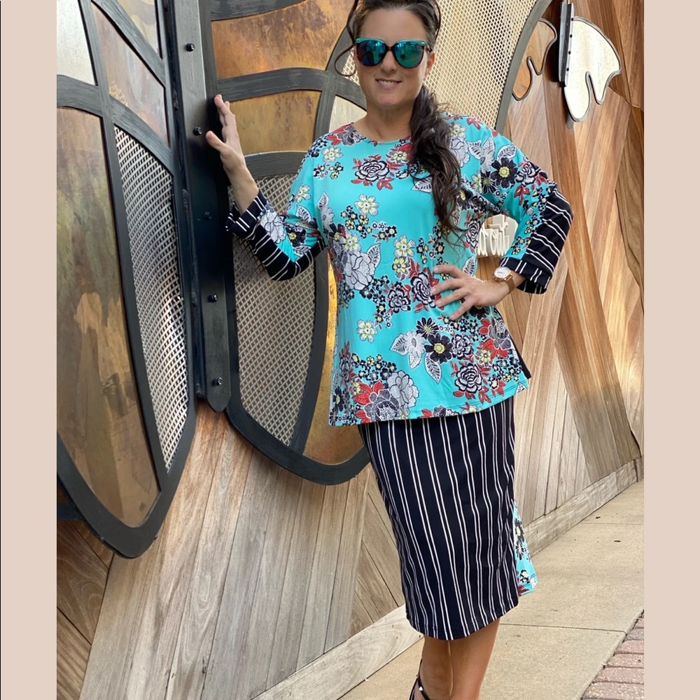Zadie b’s Top & Skirt Set